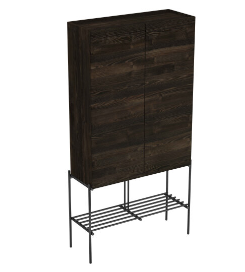 VitrA Equal Boy Dolabı, 70 cm, Karaağaç, Metal Ayaklı - 81097,81097