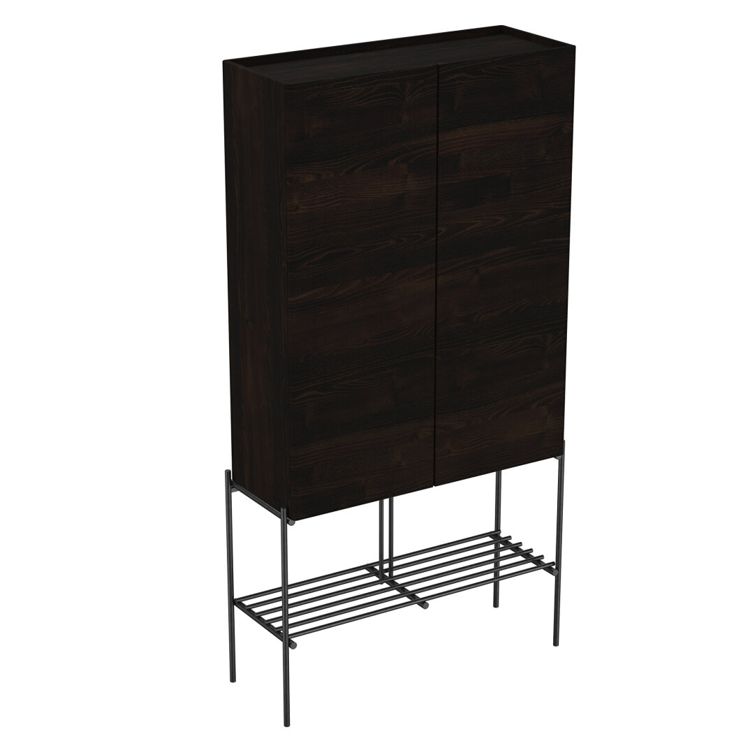 VitrA Equal Boy Dolabı, 70 cm, Karaağaç, Metal Ayaklı,66531 - 2