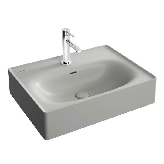 VitrA Equal Lavabo, 60 cm, Mat Taş Gri,7241B476-0001