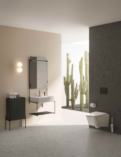 VitrA Equal Orta Ünite, 45 cm, Hareli Siyah Meşe (Sol),64116 - 3