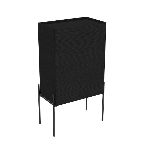VitrA Equal Orta Ünite, 45 cm, Hareli Siyah Meşe (Sol),64116 - 7