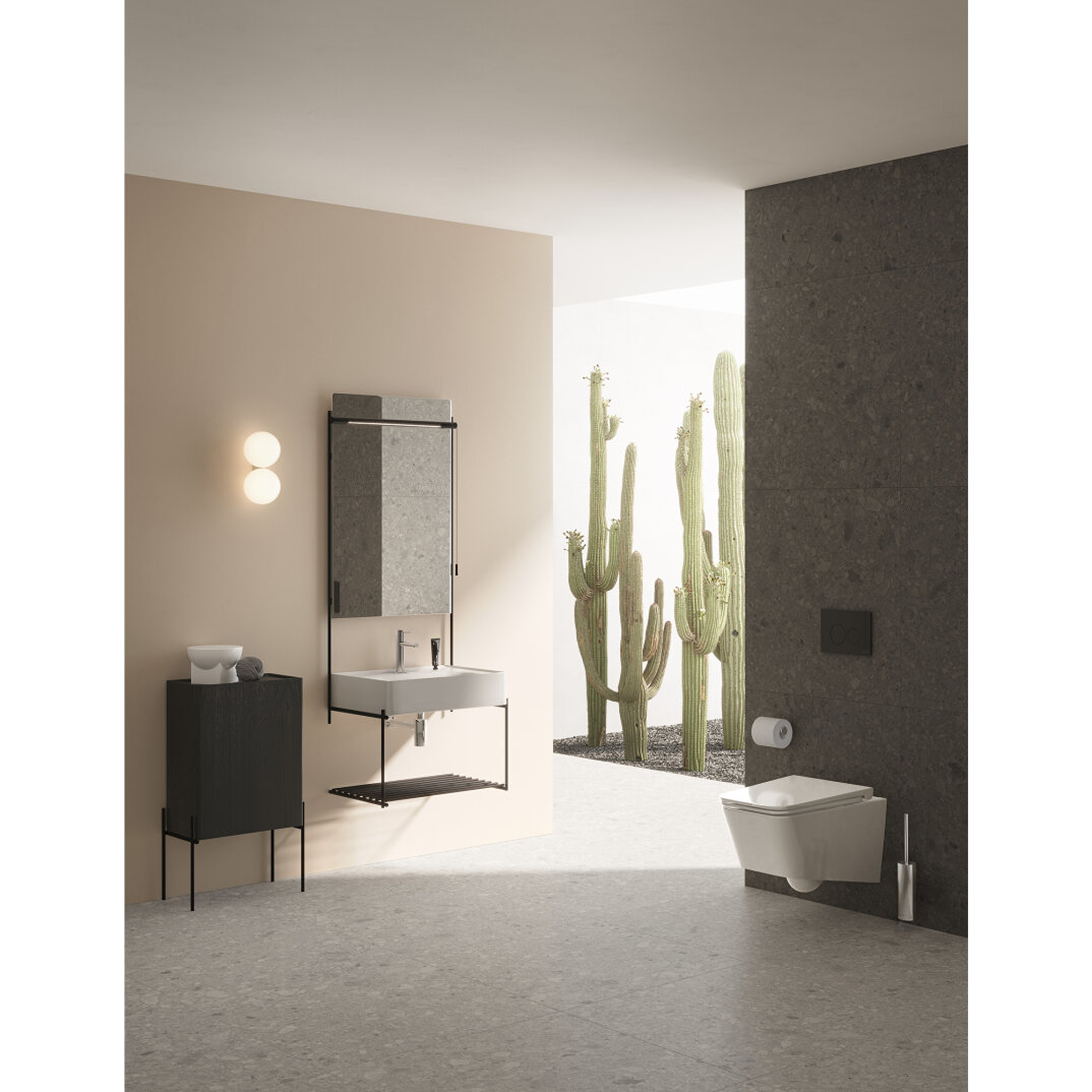 VitrA Equal Orta Ünite, 45 cm, Hareli Siyah Meşe (Sol),64116 - 8
