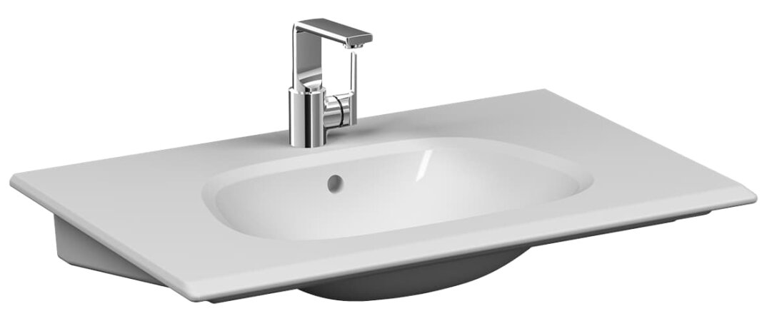 VitrA Frame Etajerli Lavabo, 80 cm, Beyaz,5708B403-0001 - 1