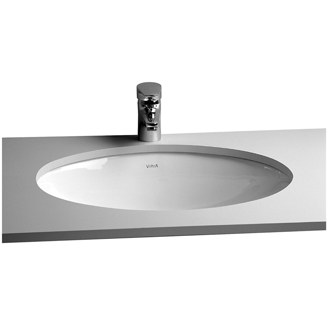 VitrA Geo Dikdörtgen Çanak Lavabo, 60 cm, Mat Bej, 7425B020-0012 - 5