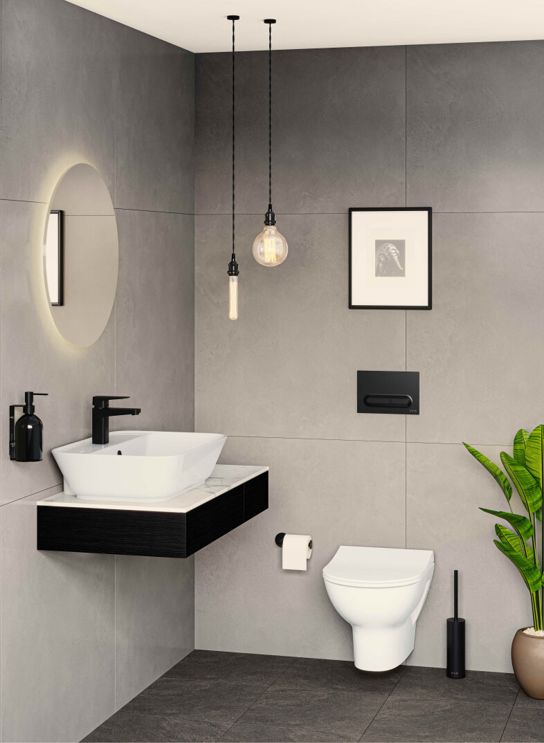 VitrA Geo Dikdörtgen Çanak Lavabo, 60 cm, Mat Beyaz,7426B001-0001 - 6