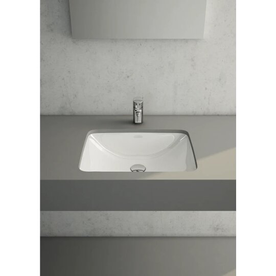 VitrA Geo Oval Çanak Lavabo, 55 cm, Mat Bej, 7427B020-0012 - 4