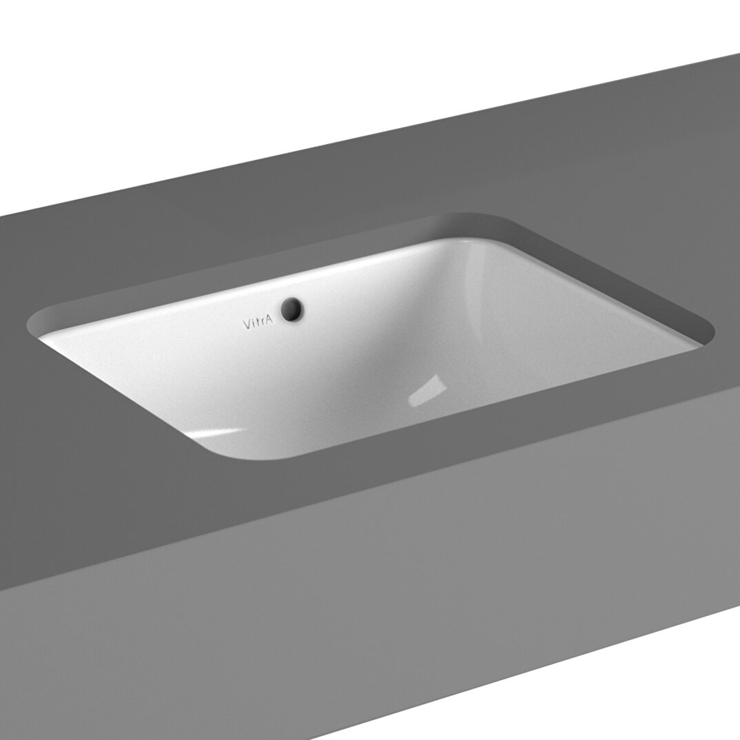 VitrA Geo Oval Çanak Lavabo, 55 cm, Mat Bej, 7427B020-0012 - 9