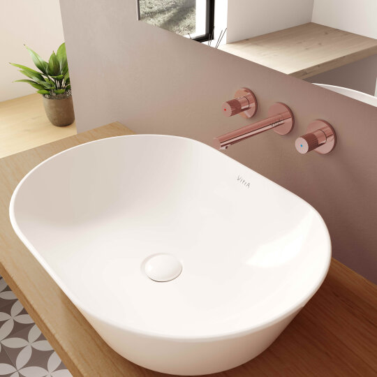 VitrA Geo Oval Çanak Lavabo, 55 cm,7427B003-0016 - 4
