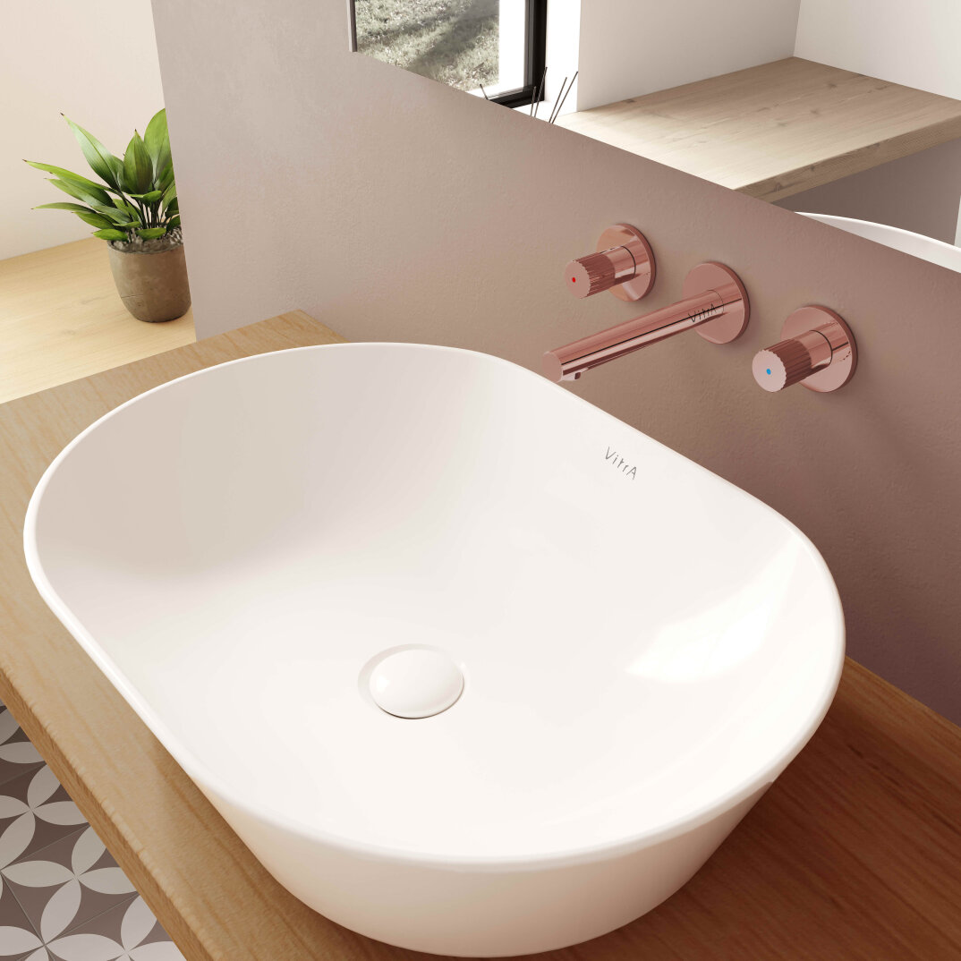 VitrA Geo Oval Çanak Lavabo, 55 cm,7427B003-0016 - 4