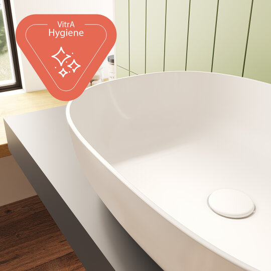 VitrA Geo Yuvarlak Çanak Lavabo, 38 cm, Siyah, 7421B070-0016 - 11