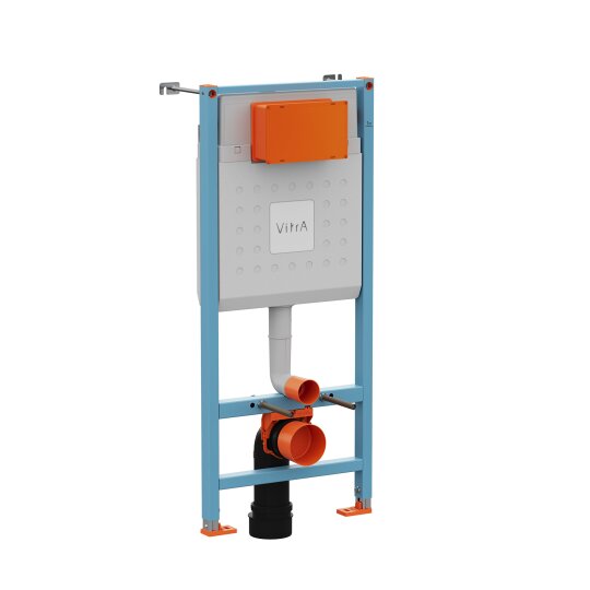 VitrA Gömme Rezervuar Duvar Önü Alçıpan Uygulamalı Set, İnce, 2,5/4 Litre, 12 cm, 732-5810-02