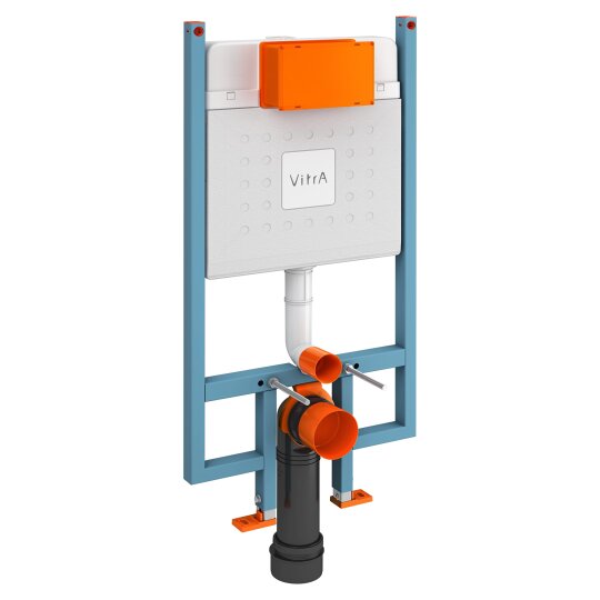 VitrA Gömme Rezervuar Duvar Önü Alçıpan Uygulamalı Set, İnce, 2,5/4 Litre, 738-5811-02