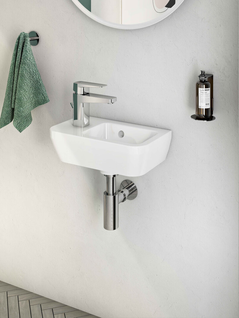 VitrA Integra Dar Lavabo, Soldan Armatür Delikli, 37 cm,7090L003-0028 - 3