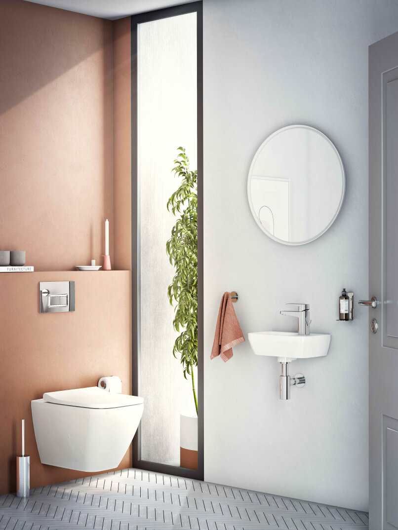 VitrA Integra Dar Lavabo, Soldan Armatür Delikli, 37 cm,7090L003-0028 - 6