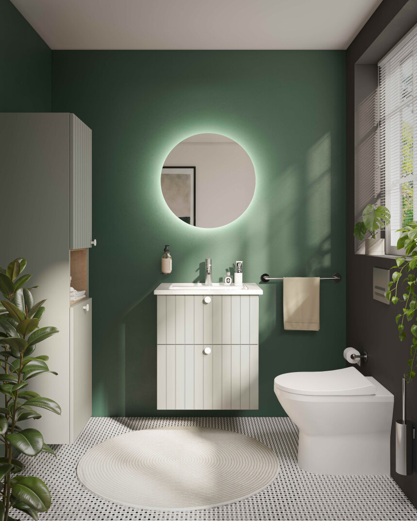 VitrA Integra Etajerli Lavabo, 60 cm,7055B003-0001 - 2