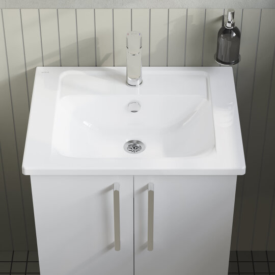 VitrA Integra Etajerli Lavabo, 60 cm,7055B003-0001 - 3