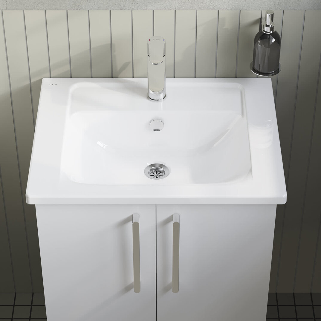 VitrA Integra Etajerli Lavabo, 60 cm,7055B003-0001 - 3