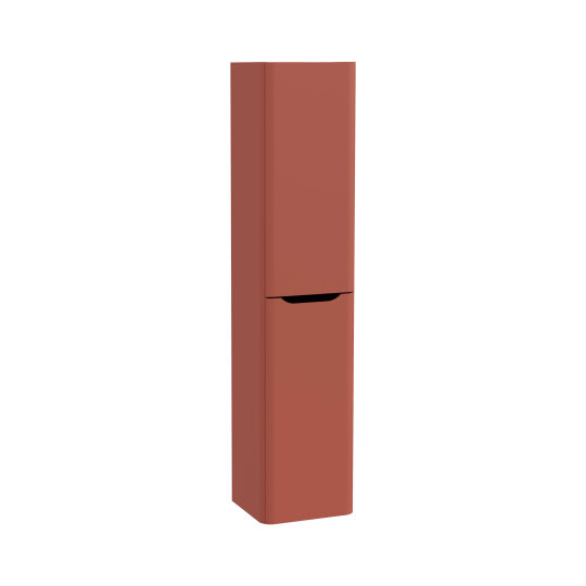 VitrA Integra Round Çift Kapaklı Boy Dolabı, Mat Kırmızı (Sol), 70072