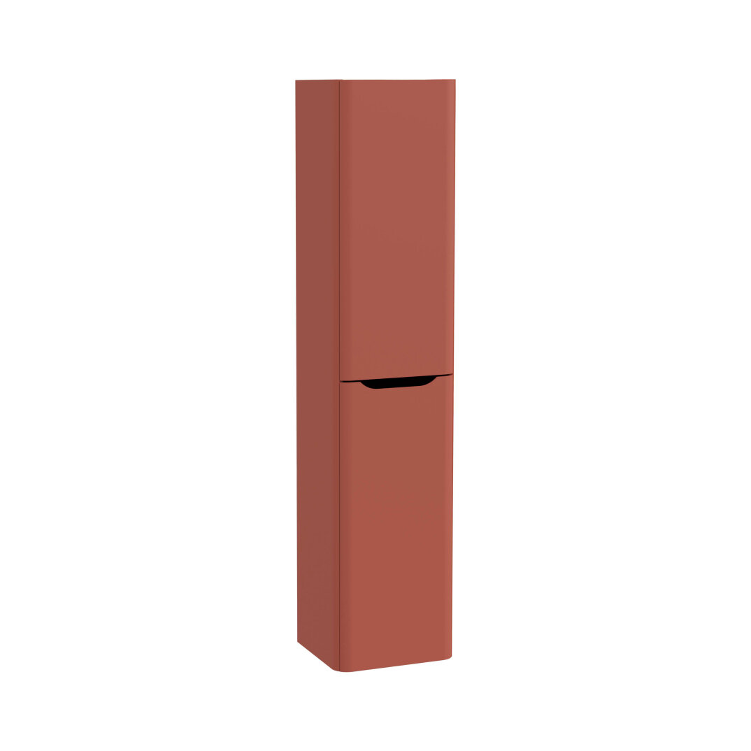 VitrA Integra Round Çift Kapaklı Boy Dolabı, Mat Kırmızı (Sol), 70072 - 1