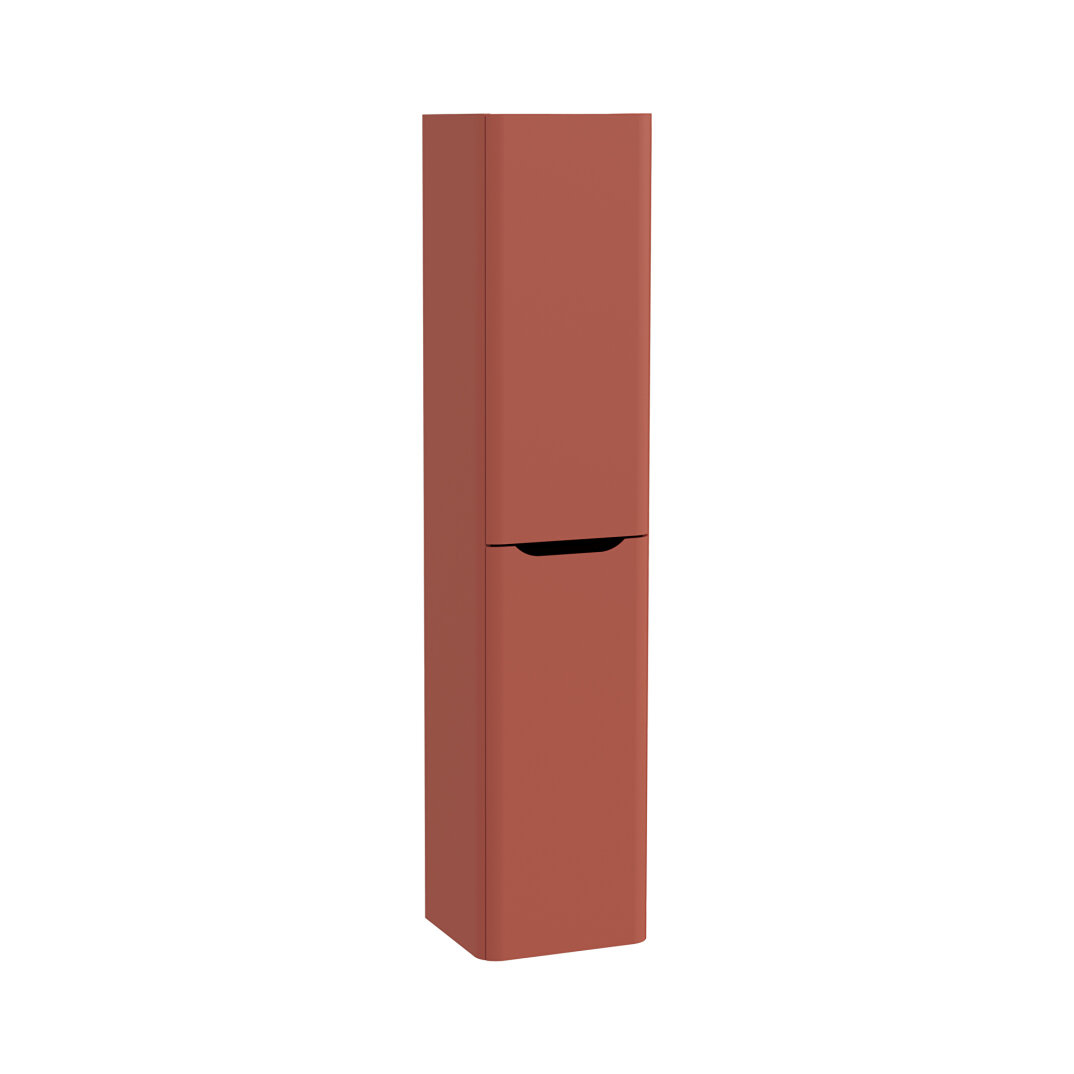 VitrA Integra Round Çift Kapaklı Boy Dolabı, Mat Kırmızı (Sol), 70072 - 3