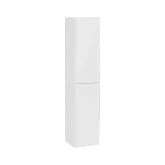 VitrA Integra Round Çift Kapaklı Boy Dolabı, Parlak Beyaz (Sol),70068 - 4