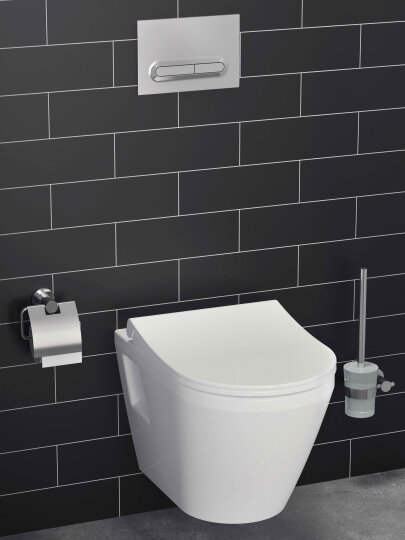 VitrA Integra Round Klozet Kapağı, Slim, Yavaş Kapanır, Kolay Sök-Tak, Mat Beyaz,131-401R009 - 3
