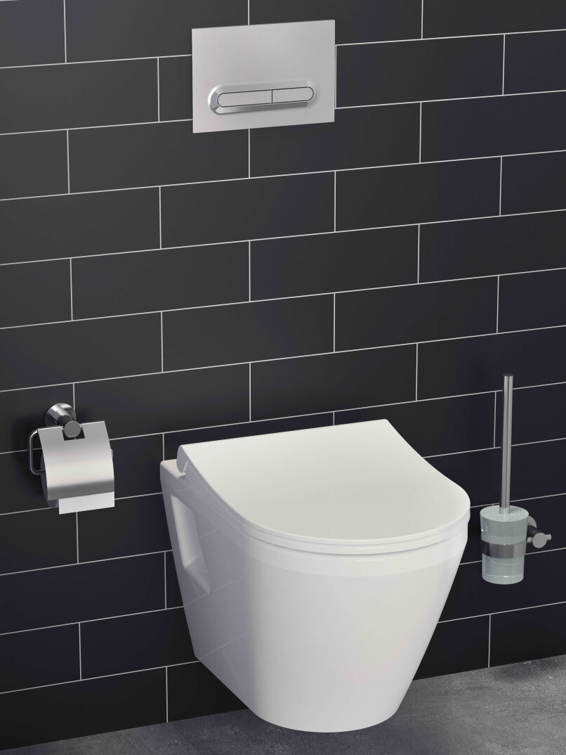 VitrA Integra Round Klozet Kapağı, Slim, Yavaş Kapanır, Kolay Sök-Tak, Mat Beyaz,131-401R009 - 3