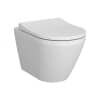 VitrA Integra Round Rim-ex Kanalsız Asma Klozet, 55 cm, Mat Beyaz, 7041B001-0090 - 1