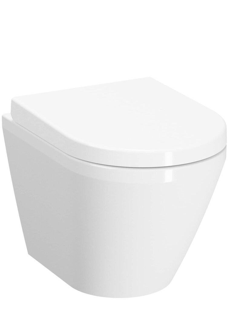 VitrA Integra Round Rim-ex Kanalsız Asma Klozet Kısa,7040L003-0090 - 1