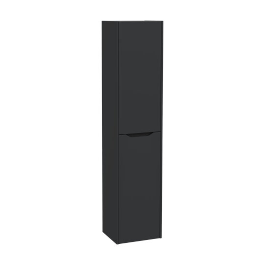 VitrA Integra Square Çift Kapaklı Boy Dolabı, Mat Grafit (Sol), 80320