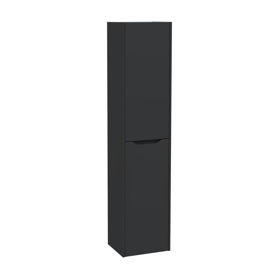 VitrA Integra Square Çift Kapaklı Boy Dolabı, Mat Grafit (Sol), 80320 - 1