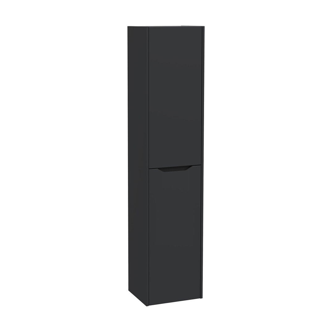VitrA Integra Square Çift Kapaklı Boy Dolabı, Mat Grafit (Sol), 80320 - 2