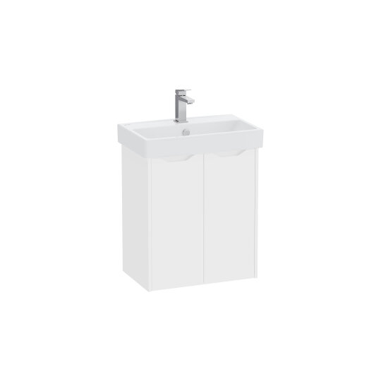 VitrA Integra Square Kapaklı Lavabo Dolabı, 60 cm, Mat Beyaz, 80426