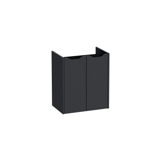 VitrA Integra Square Kapaklı Lavabo Dolabı, 60 cm, Mat Grafit, 80427 - 2