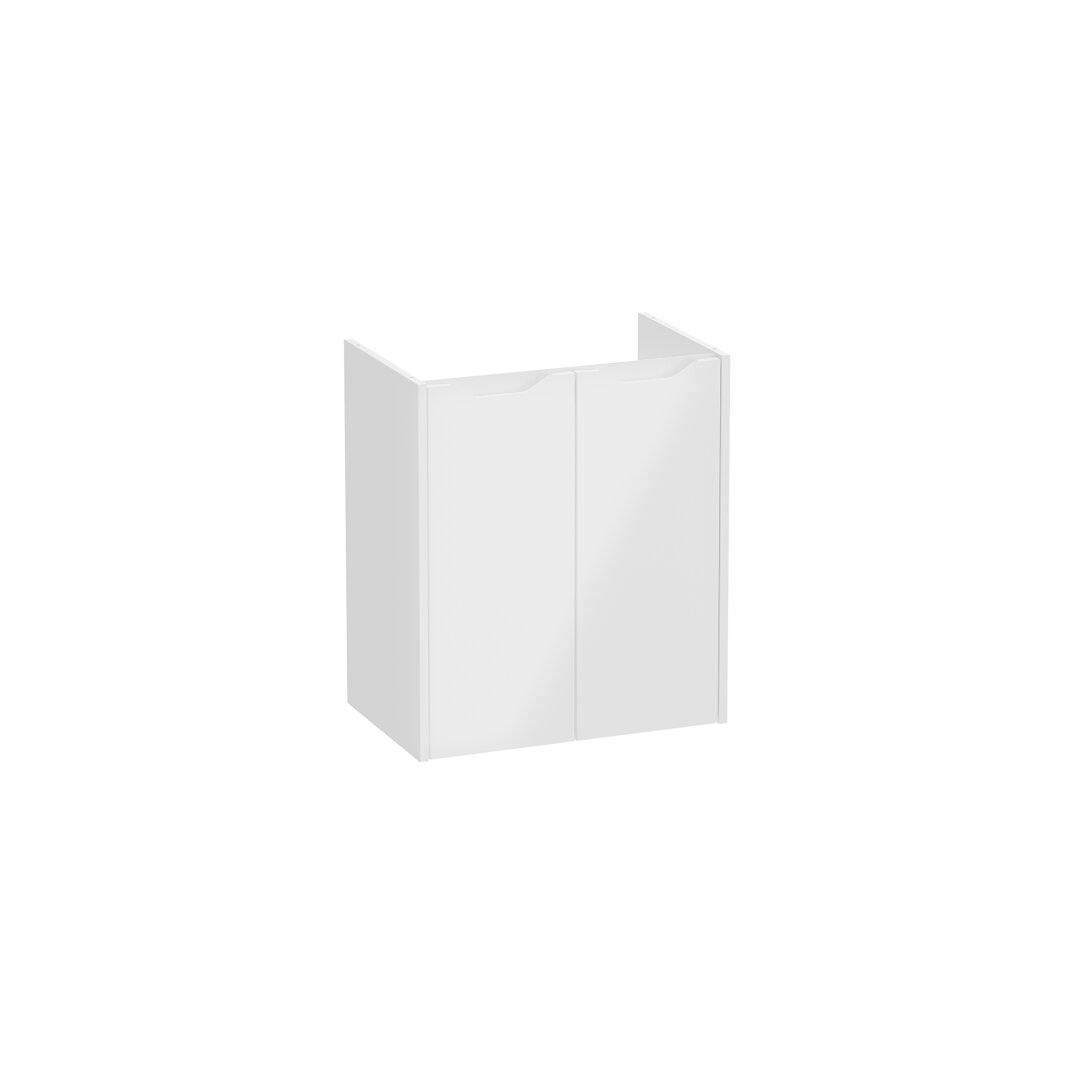 VitrA Integra Square Kapaklı Lavabo Dolabı, 60 cm, Parlak Beyaz, 80425 - 2