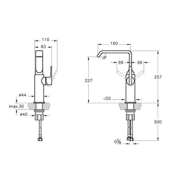 Vitra Lavabo Bataryası, Suit, A4276539 - 5