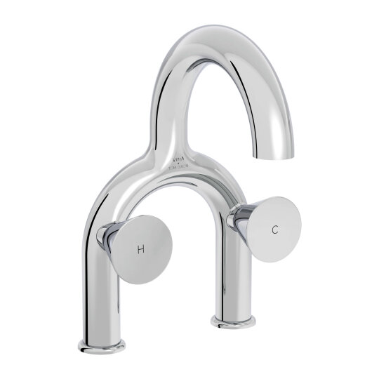 VitrA Liquid Ankastre Lavabo Bataryası (2 Delikli Lavabolar için),A42747
