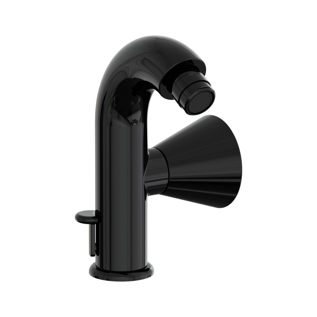 VitrA Liquid Bide Bataryası, Parlak Siyah (Sifon Kumandalı),A4275839 - 1