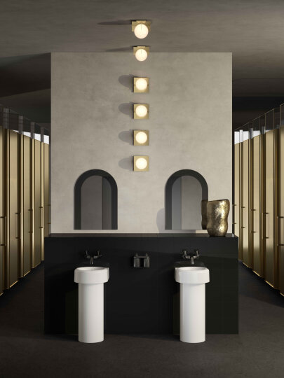 VitrA Liquid Duvardan Lavabo Bataryası, Parlak Siyah,A4274839 - 3