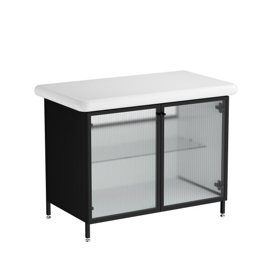 VitrA Liquid Lavabo Dolabı, Metal-Cam Kapaklı,66741 - 7