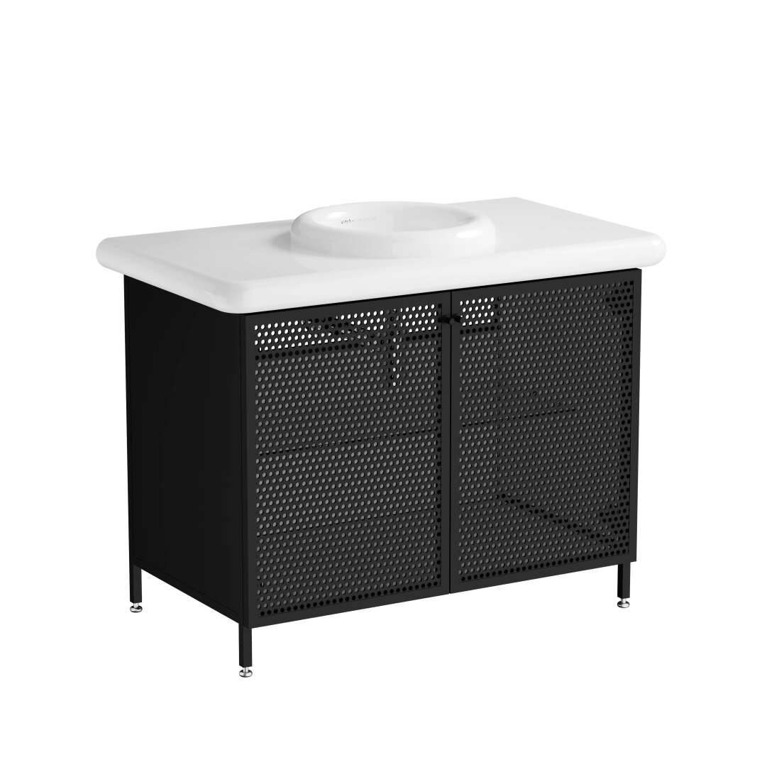 Vitra Liquid Lavabo Dolabı, Metal Hasır Kapaklı, 66742 - 6