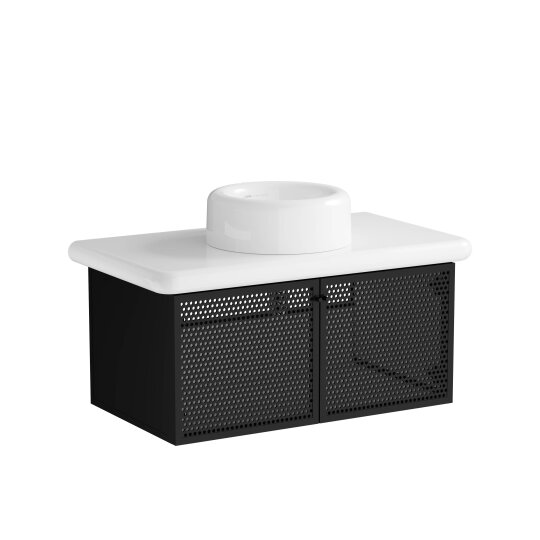 VitrA Liquid Lavabo Dolabı, Metal Hasır Kapaklı,66740 - 3