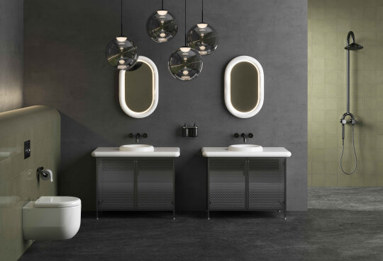 VitrA Liquid Manyetik El Duşlu, Duş Kolonu ve Termostatik Duş Bataryası Sistemi,A47219 - 2