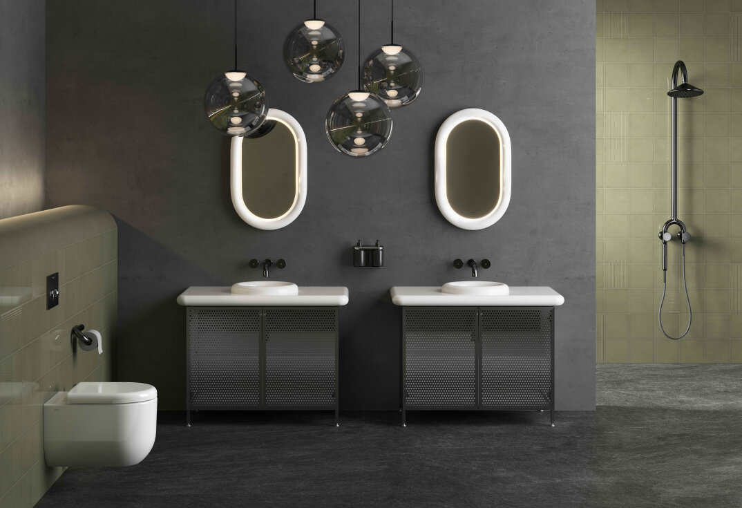 VitrA Liquid Manyetik El Duşlu, Duş Kolonu ve Termostatik Duş Bataryası Sistemi,A47219 - 2