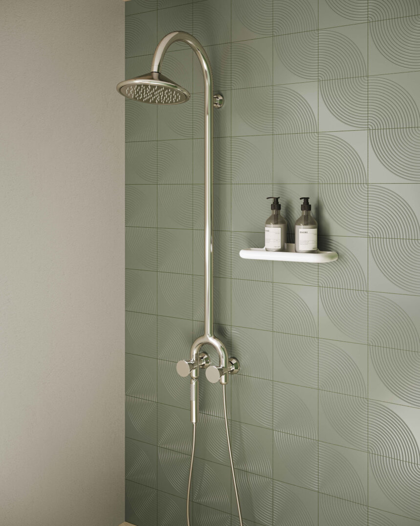 VitrA Liquid Manyetik El Duşlu, Duş Kolonu ve Termostatik Duş Bataryası Sistemi,A47219 - 3