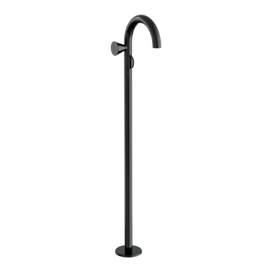 VitrA Liquid Sol El Yerden Lavabo Bataryası, Parlak Siyah,A4277639