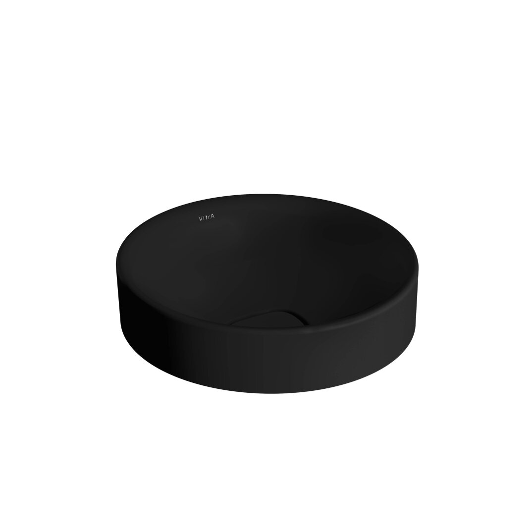 VitrA Metropole Çanak Lavabo, 40 cm, Mat Siyah, VitrAClean,7532B483-1398 - 1