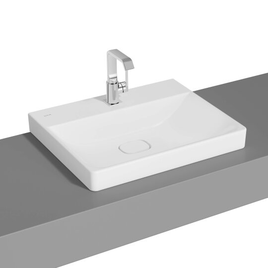 VitrA Metropole Çanak Lavabo, 60 cm, Mat Beyaz, VitrAClean,7526B401-0937