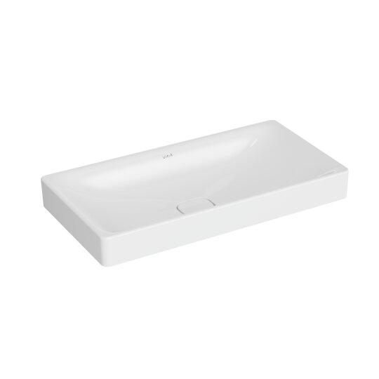 VitrA Metropole Dikdörtgen Çanak Lavabo, 80 cm, VitrAClean, 7536B403-7214