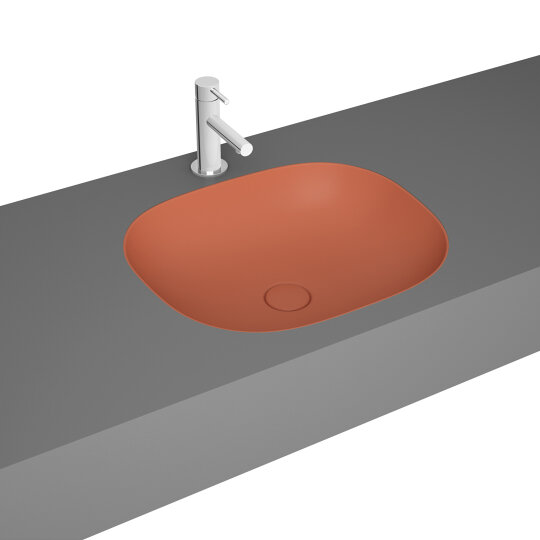 VitrA Metropole Dikdörtgen Tezgah Altı Lavabo, 60 cm, Mat Kum Beji, 7535B422-1083